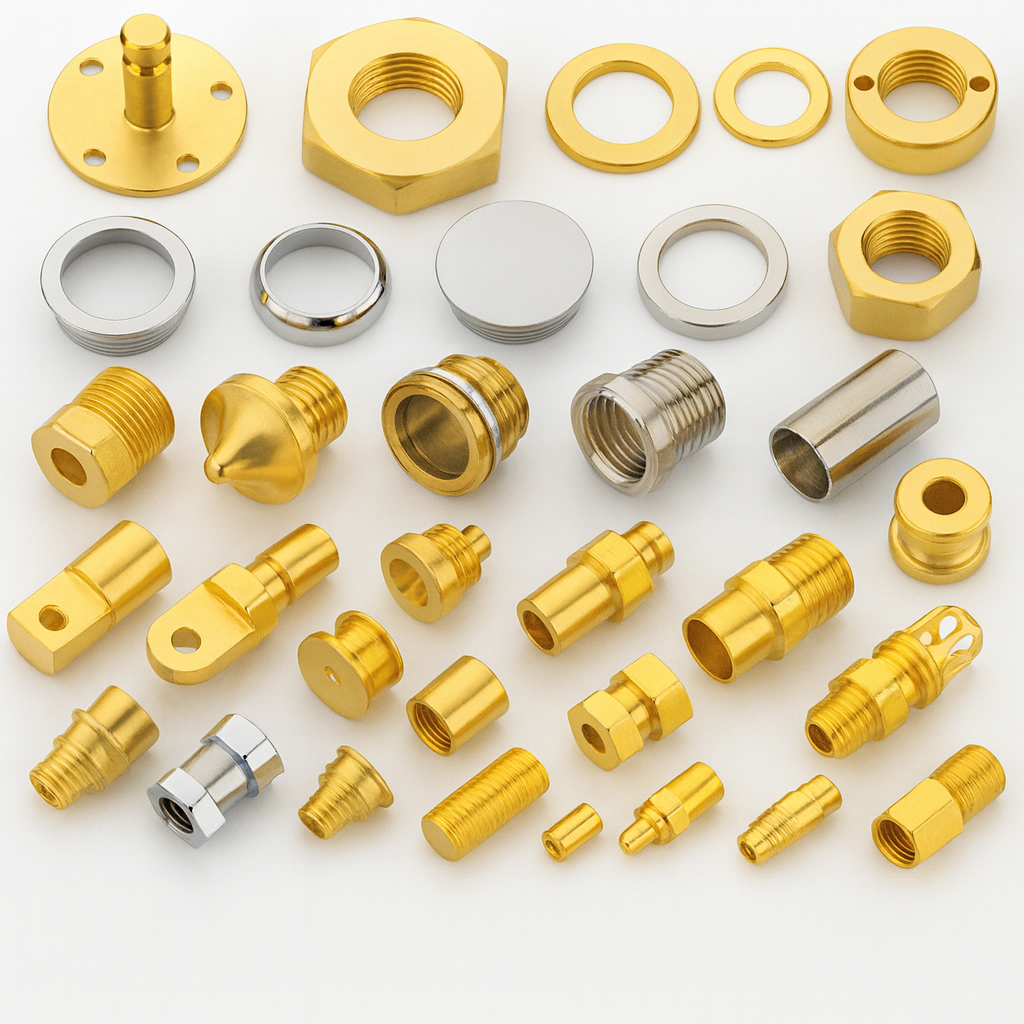 Brass CNC Machined Components / Parts Brass CNC Machined Components / Parts
